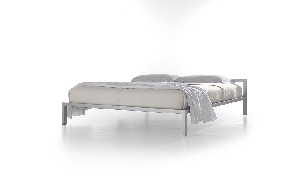 Aluminium Bed lacquered MDF Italia